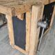 Old workbench furniture by trade four drawers and a door