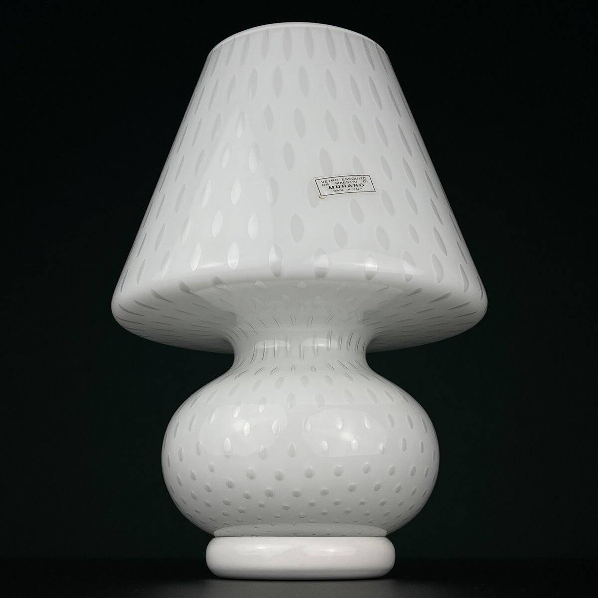 Murano glass table lamp Mushroom, Italy, 1990s