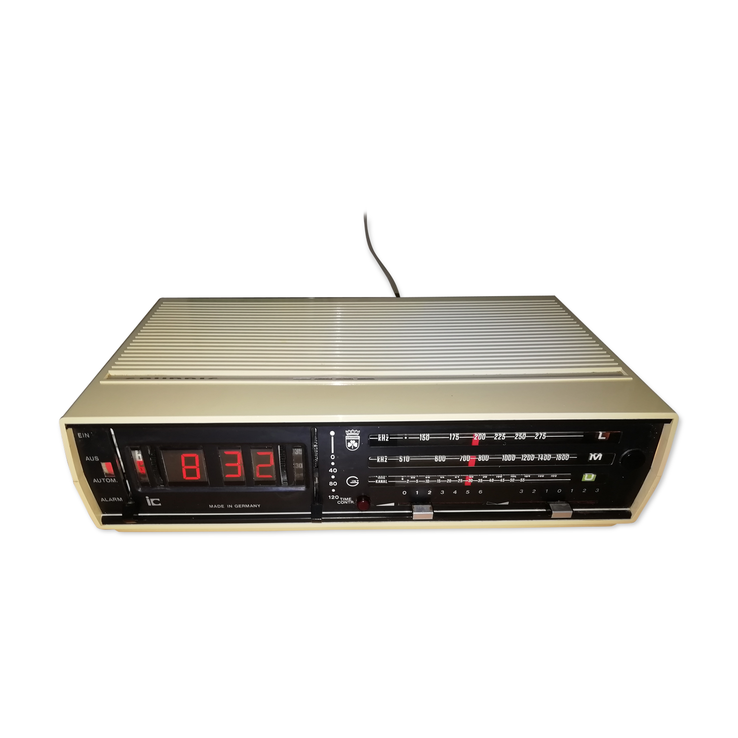 Radio alarm clock Grundig 70s