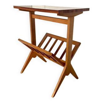 Small side table magazine holder 1950