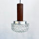 Pendant lamp by Hillebrand Germany 1970s