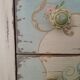 Distressed blue chest of drawers PM