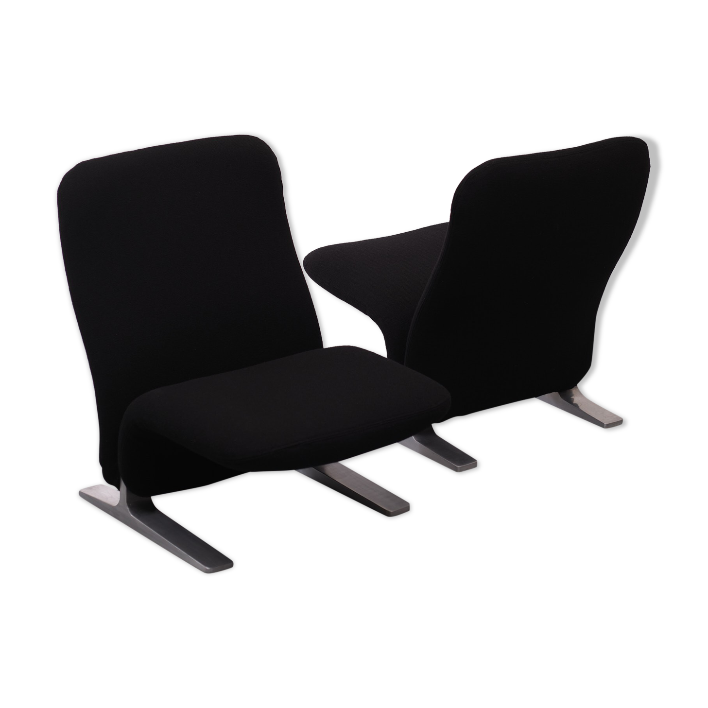 F780 Concorde Lounge Chairs by Pierre Paulin for Artifort in New Upholstery