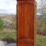 Louis XV style bonnetière in solid cherry wood