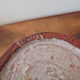 glazed terracotta vase, signed to identify