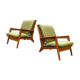 Pair of teak armchairs early 1950s