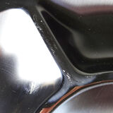 Large compartmented stainless steel hors d'oeuvre platter by Guy Degrenne, France, vintage.