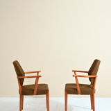 Paire de chaises scandinaves