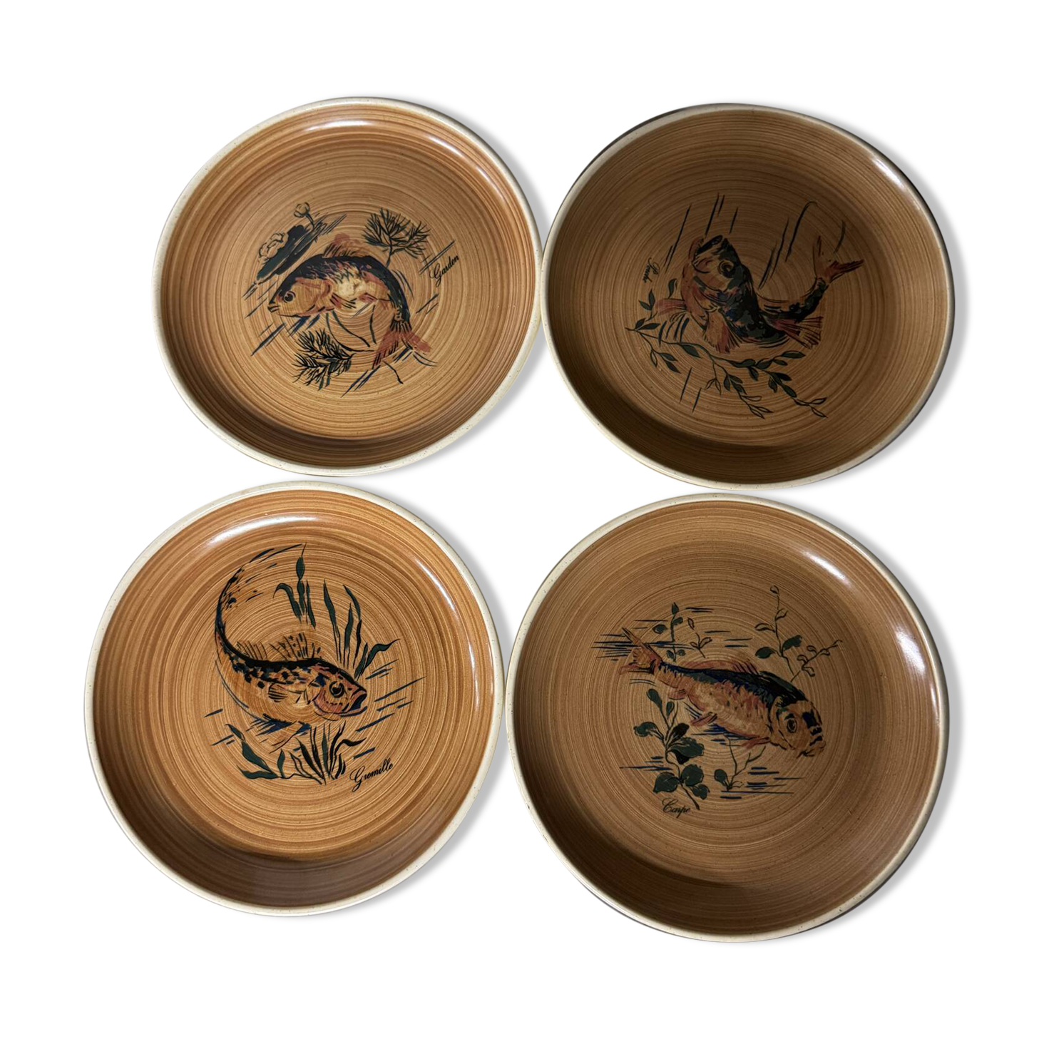 4 assiettes Sarreguemines