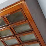 Vintage Dutch Hardwood Haberdashery Shop Cabinet, 1930s