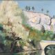 Provençal landscape painting