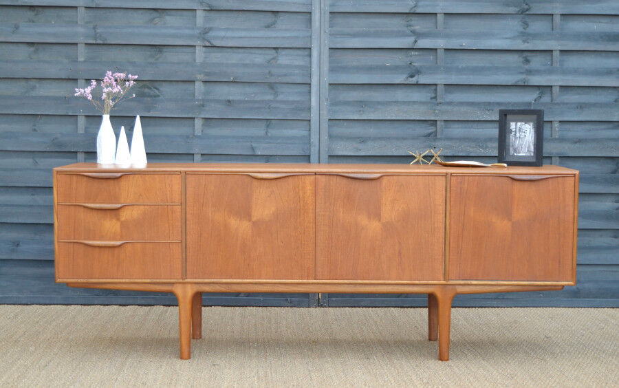 Blond teak enfilade by McIntosh - 201.5 cm