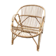 Vintage shell rattan chair