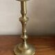 Large brass candle holder