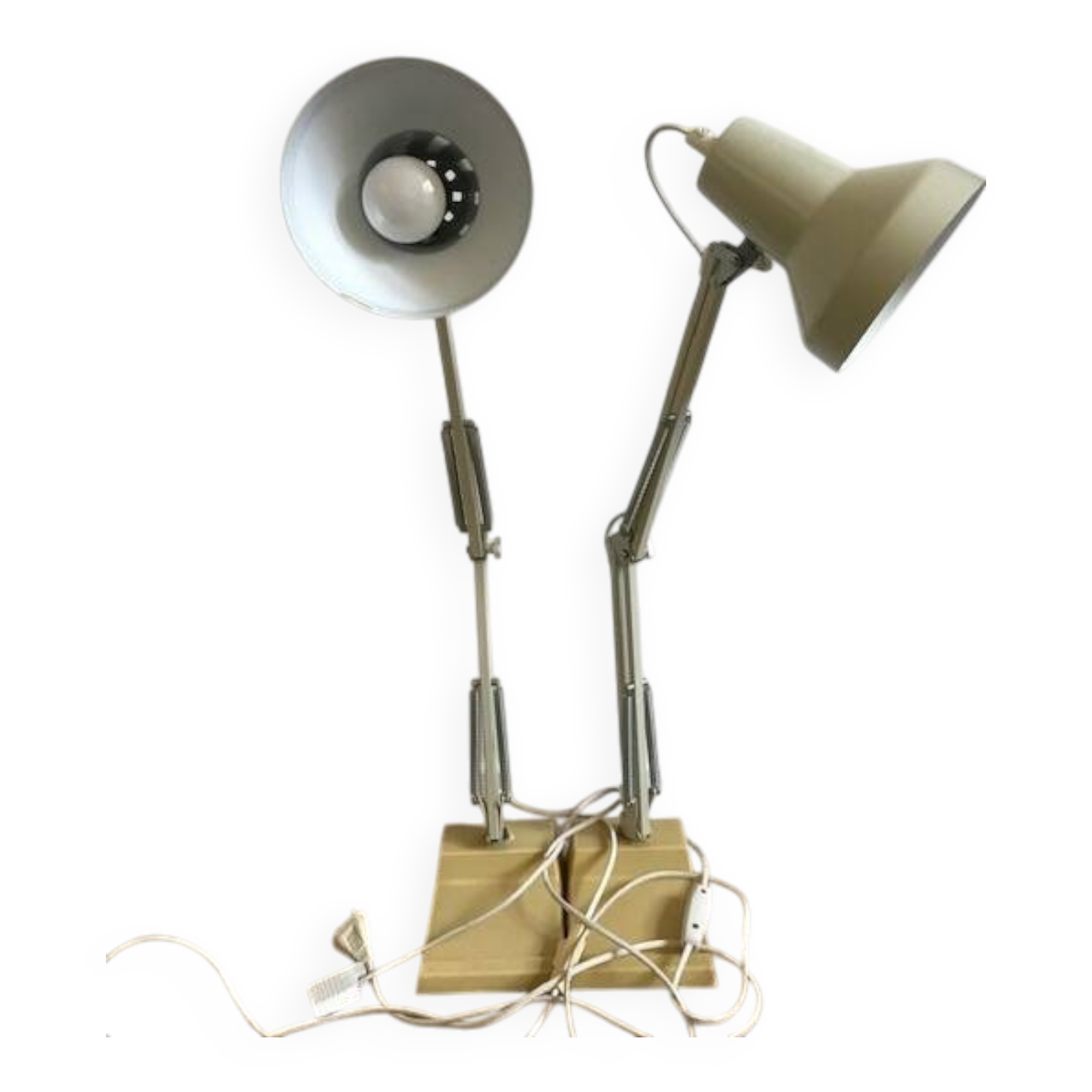 Pair of LED architect lamps