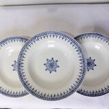3 vintage soup plates from St Amand, Primax model 211255
