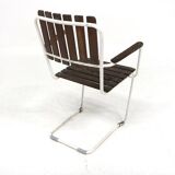 Set of 4 teak garden chairs, Sweden, 1960