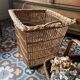 Large vintage wicker basket.