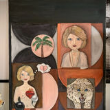 Acrylic painting