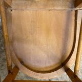 Vintage BAUMANN N°182 Bistro Chair Raw Wood Style #D290