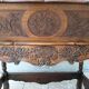 Provençal kneading trough in walnut from the 18th century.