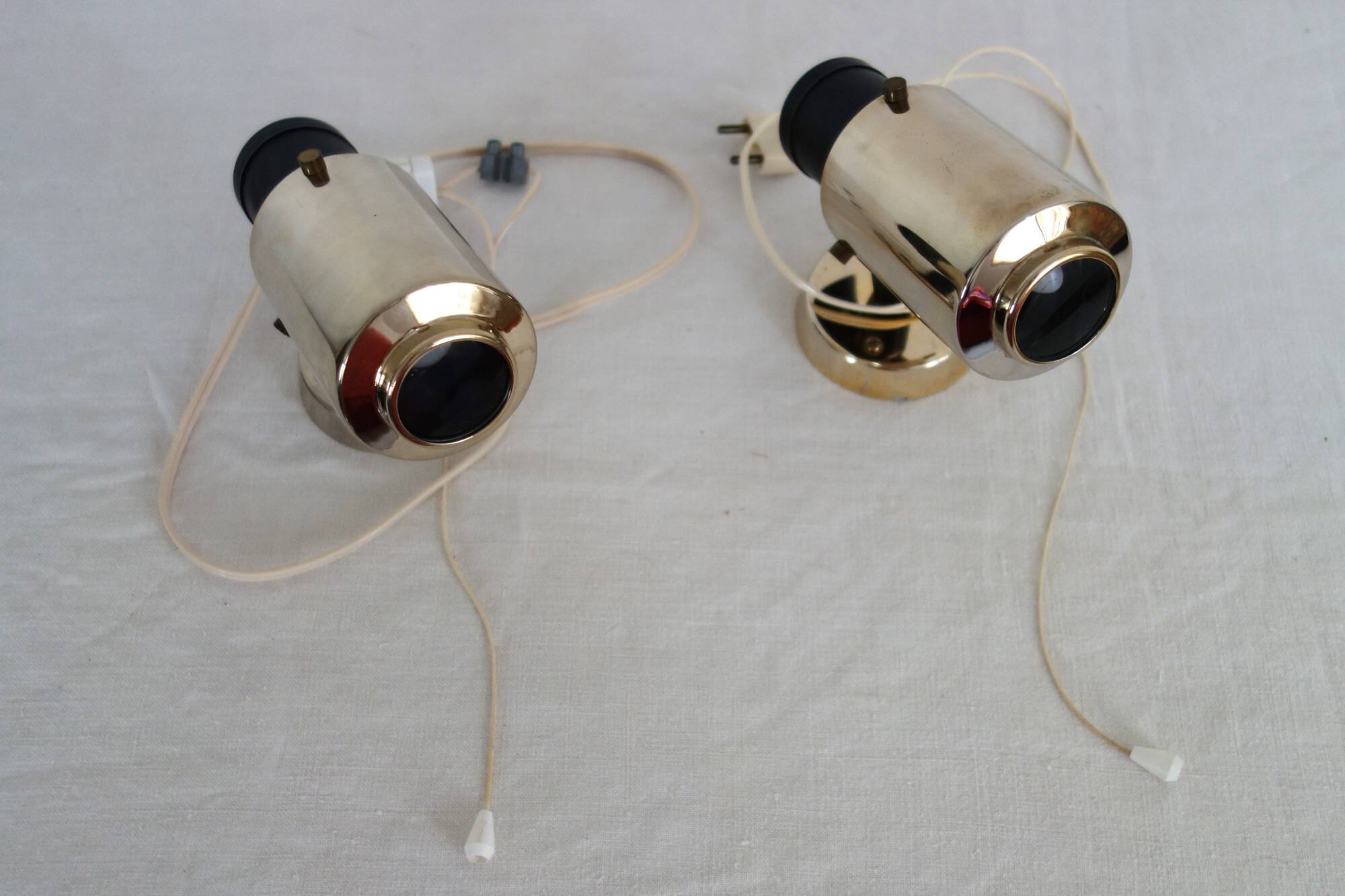 2 Zodiac wall lights by Jacques Biny from the 1950s.