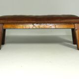 Leather Gym Bench, 1950s