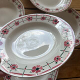 Flowered deep plates