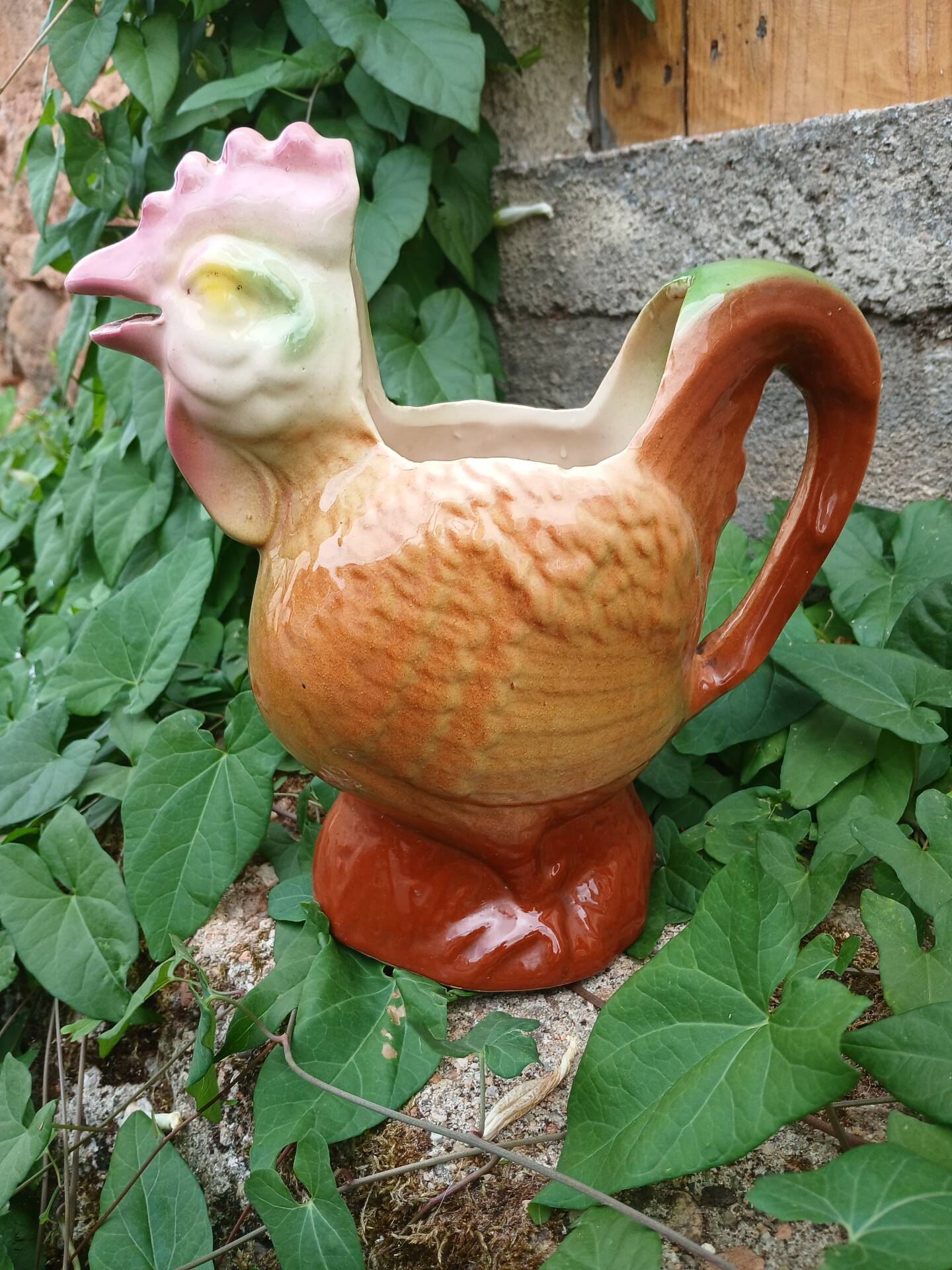 Antique jug in slipware