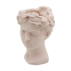 Woman's head pot cover "Athena" pale pink