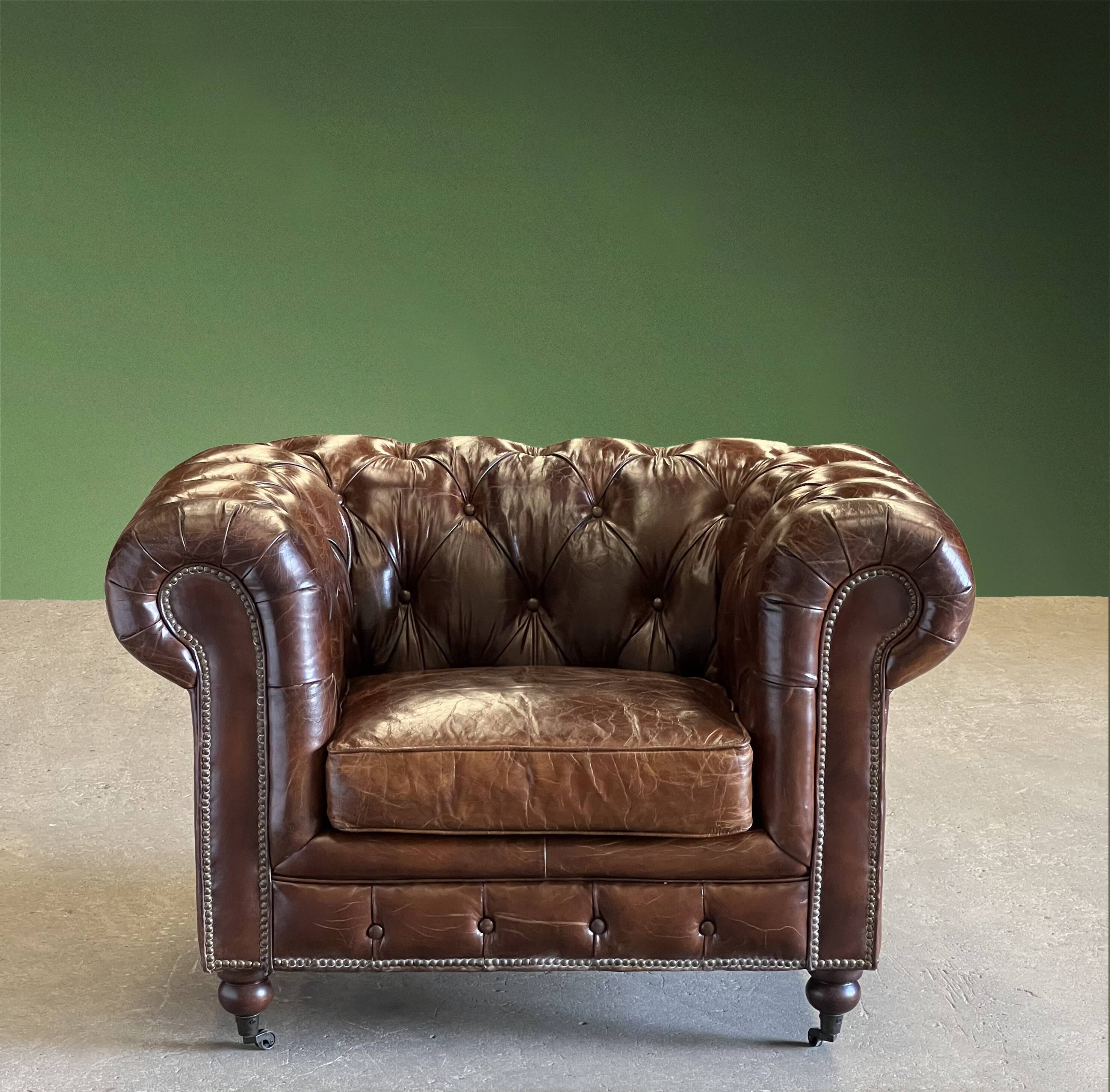 Chesterfield armchair