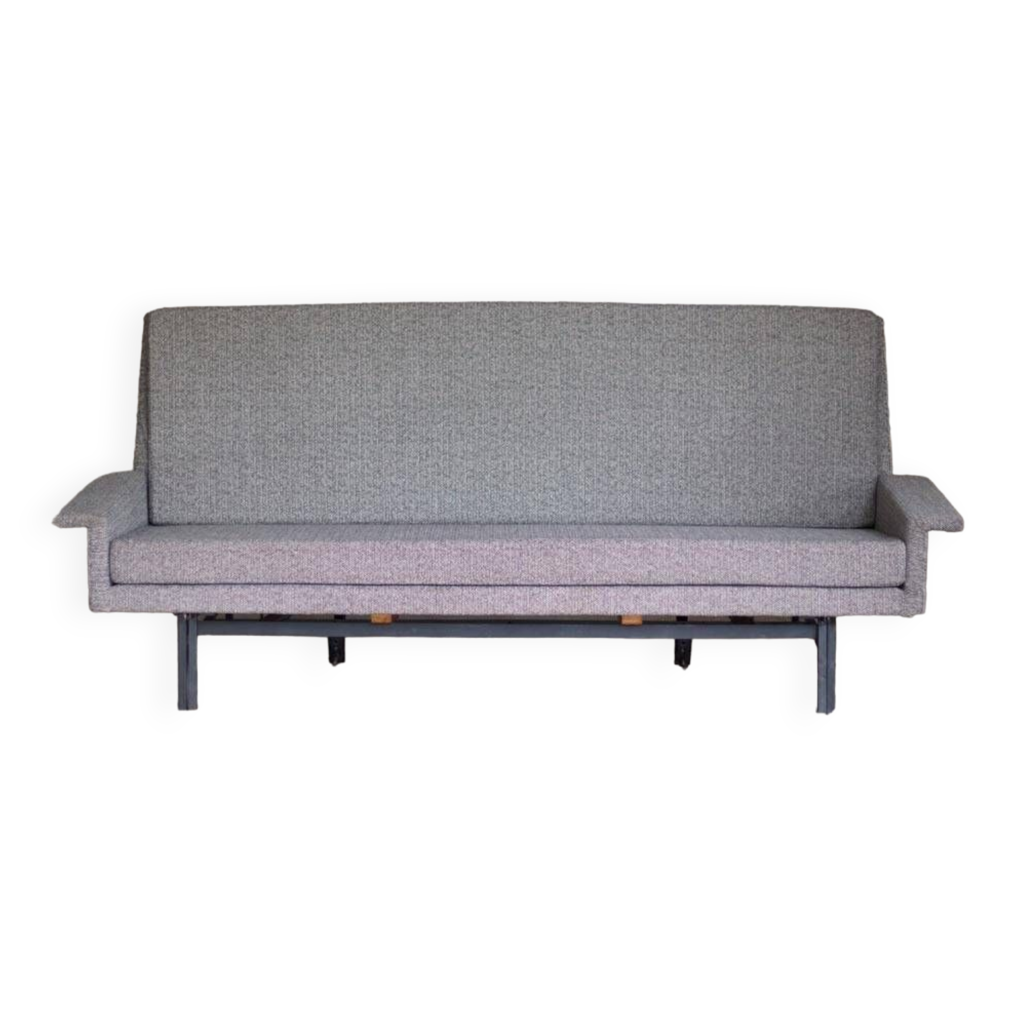 Convertible fabric sofa by Jean René Caillette edition Steiner 1961