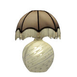 Glass lamp with light base ab fayette