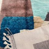 Handmade traditional beni ourain rug, size 150/250 cm.