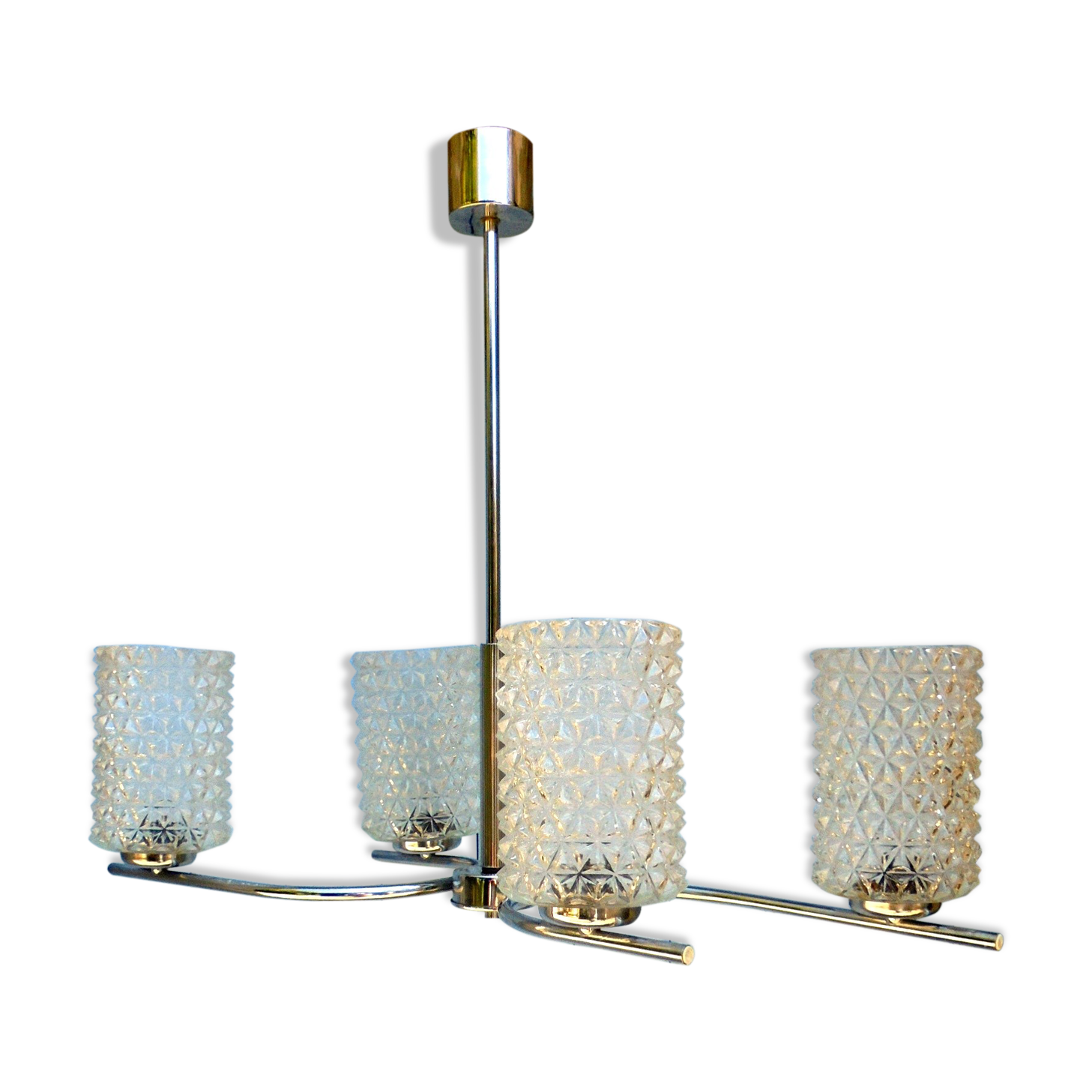 4-branched 60s chandelier