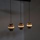 Dutch design metal hanging lamp 70s
