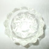 Bougeoir forme en “étoile” en verre cristal