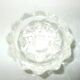 Star-shaped crystal glass candlestick