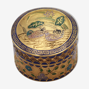 Boite chinoise cloisonnée