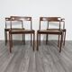 Set Da Pranzo 4 sedie In Legno Anni ‘60 Design Modernariato Vintage