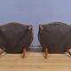 Pair of stained beech armchairs, Louis XVI style – 1950