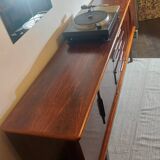 Scandinavian sideboard in Rio rosewood - 220cm - 1960s