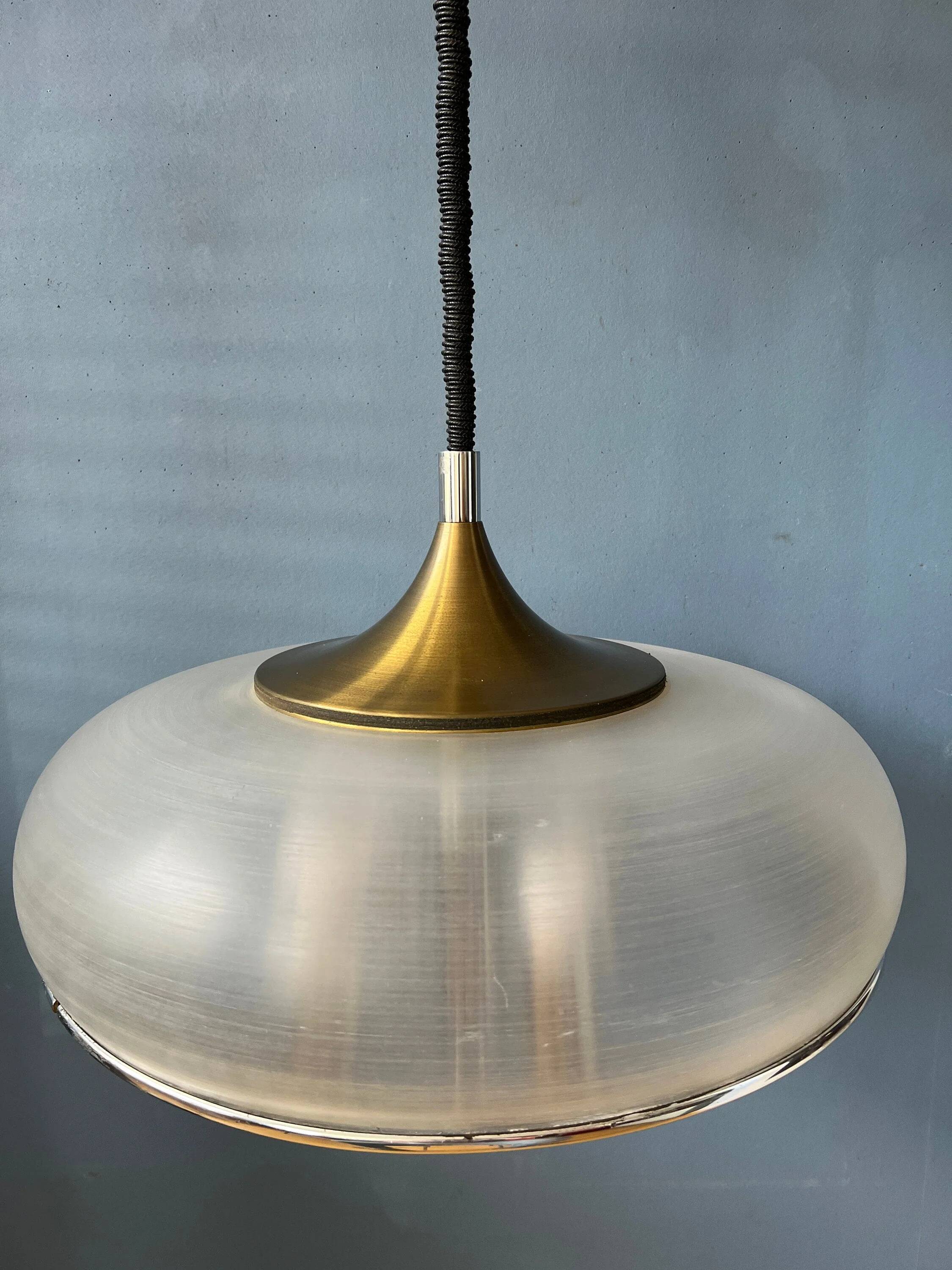 Suspension Mid-Century / Space Age chandelier