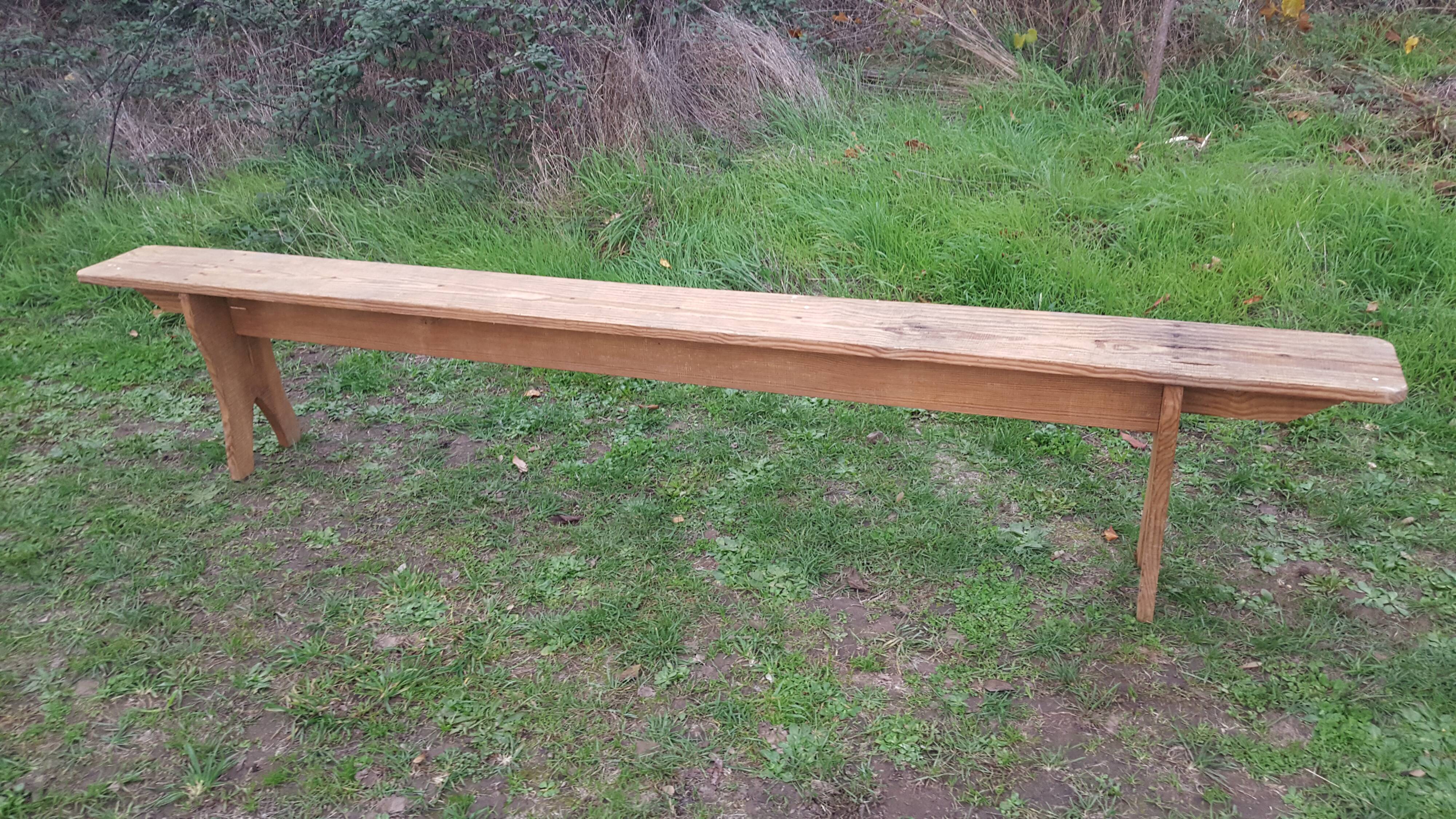 Wooden bench farm bench "oats"