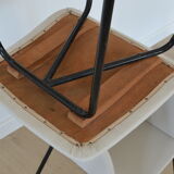 Pair of chairs "papyrus" of Pierre Guariche Steiner 1950