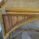 Vintage console/desk made of natural woven rattan, 1960s