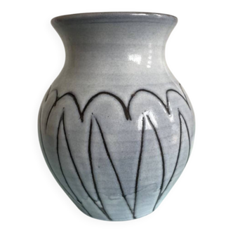 Ceramic vase Signed Robert Picault