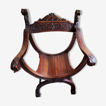 Fauteuil curule ancien