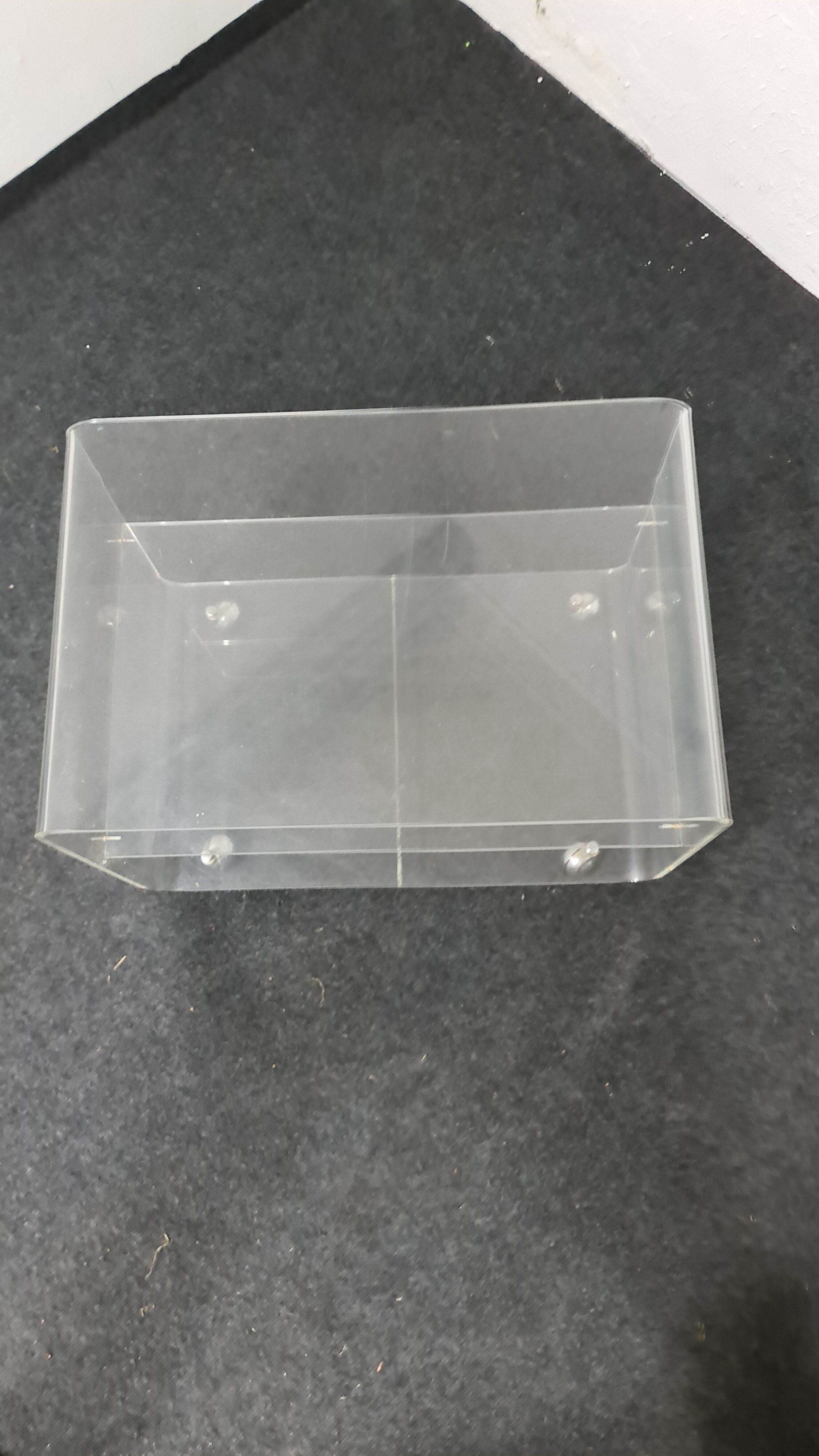 Vintage perspex/acrylic trolley or side table