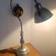 Chrome metal design table lamp – swan neck style